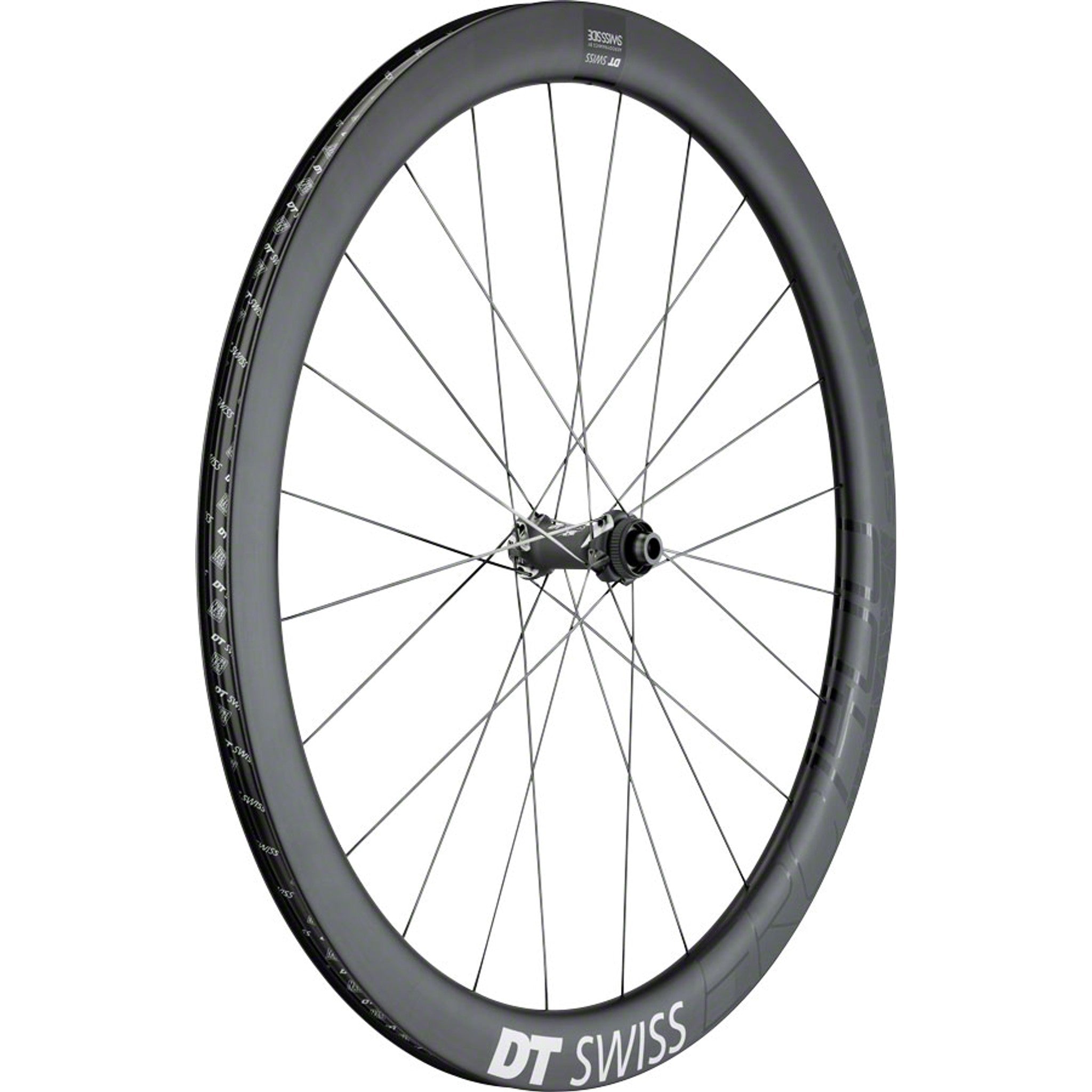 ERC 1400 Spline Front Wheel - 700, 12 x 100mm, Center-Lock, Black