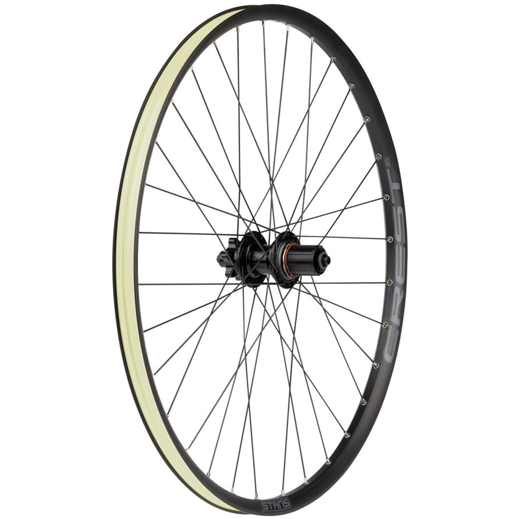 Crest S2 Rear Wheel - 6-Bolt - 32H - Black - 6-Bolt Disc - 25mm internal - Tubeless Ready