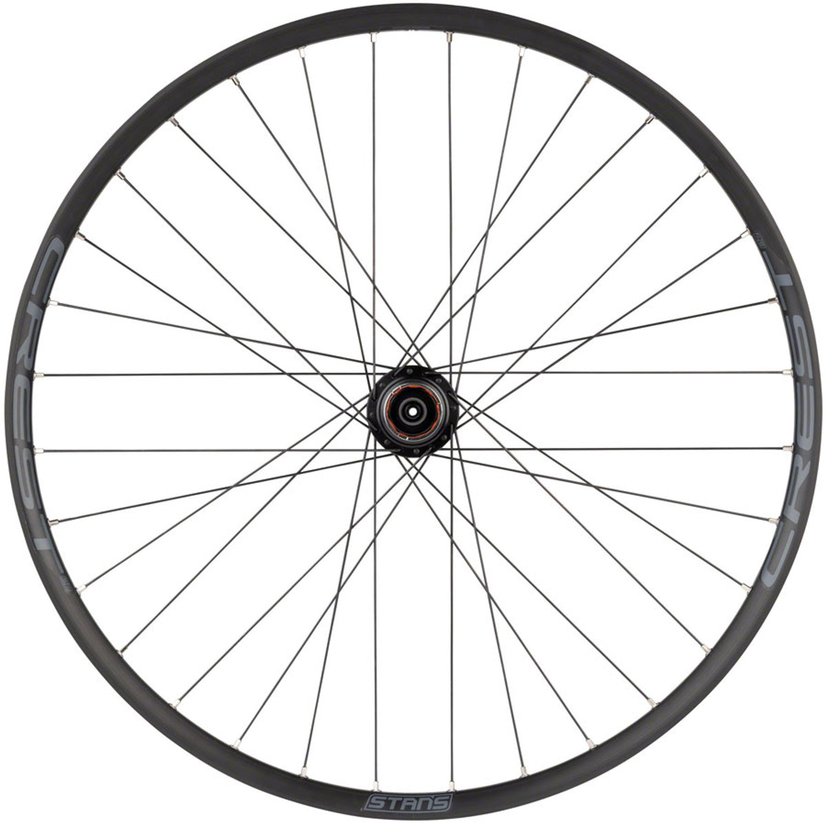 Crest S2 Rear Wheel - 6-Bolt - 32H - Black - 6-Bolt Disc - 25mm internal - Tubeless Ready