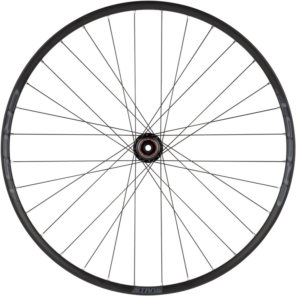 Crest S2 Rear Wheel - 6-Bolt - 32H - Black - 6-Bolt Disc - 25mm internal - Tubeless Ready