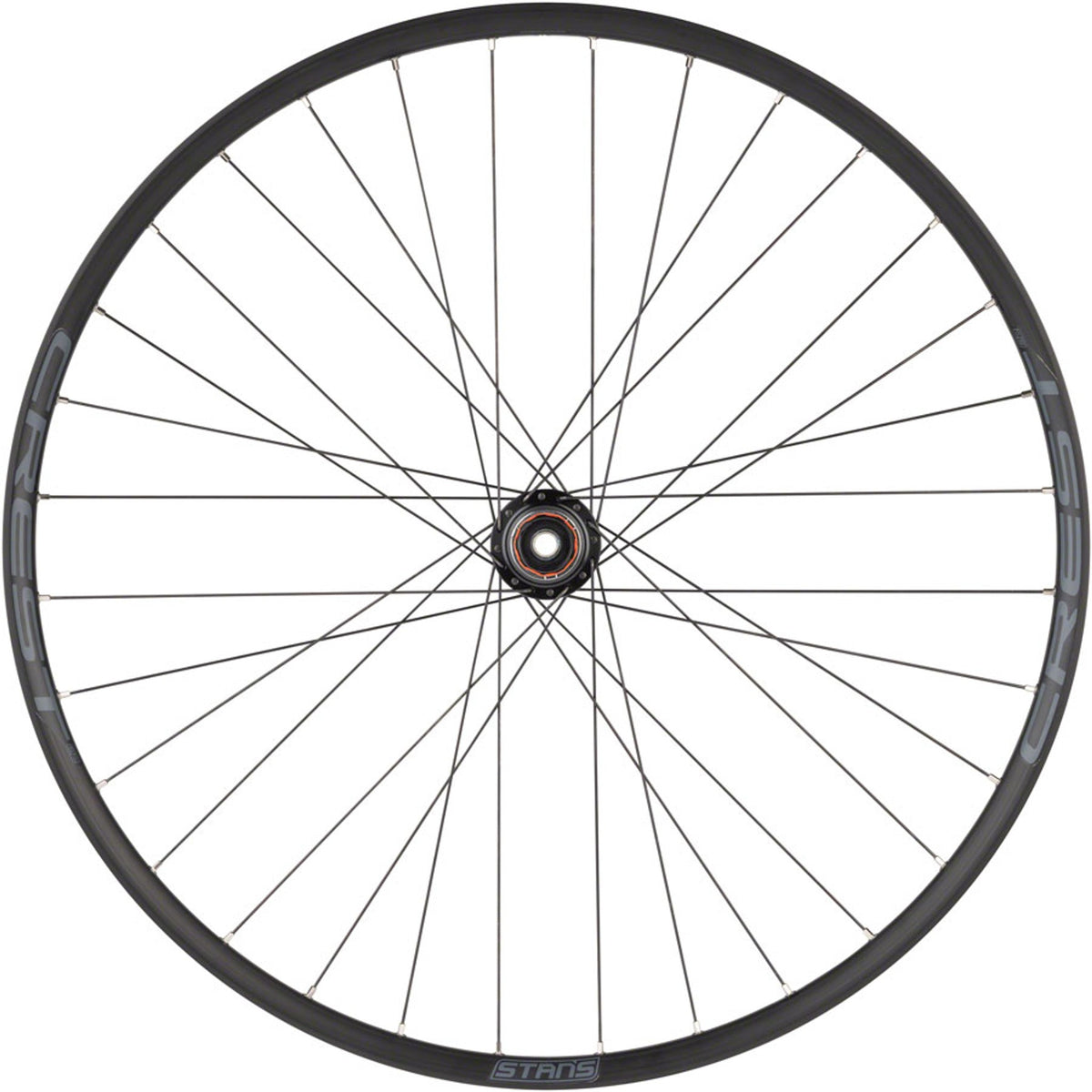 Crest S2 Rear Wheel - 6-Bolt - 32H - Black - 6-Bolt Disc - 25mm internal - Tubeless Ready