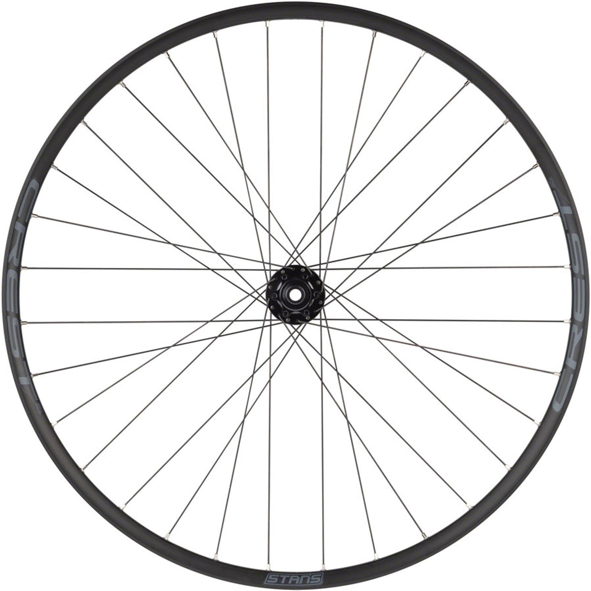 Crest S2 Rear Wheel - 6-Bolt - 32H - Black - 6-Bolt Disc - 25mm internal - Tubeless Ready