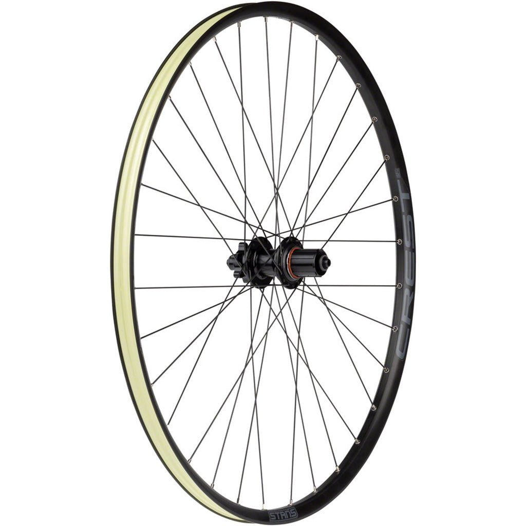 Crest S2 Rear Wheel - 6-Bolt - 32H - Black - 6-Bolt Disc - 25mm internal - Tubeless Ready