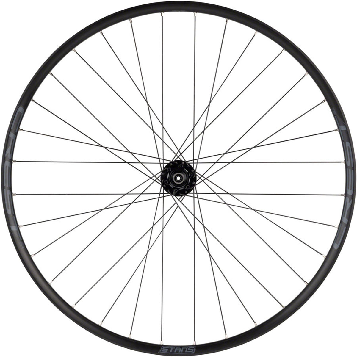 Crest S2 Rear Wheel - 6-Bolt - 32H - Black - 6-Bolt Disc - 25mm internal - Tubeless Ready
