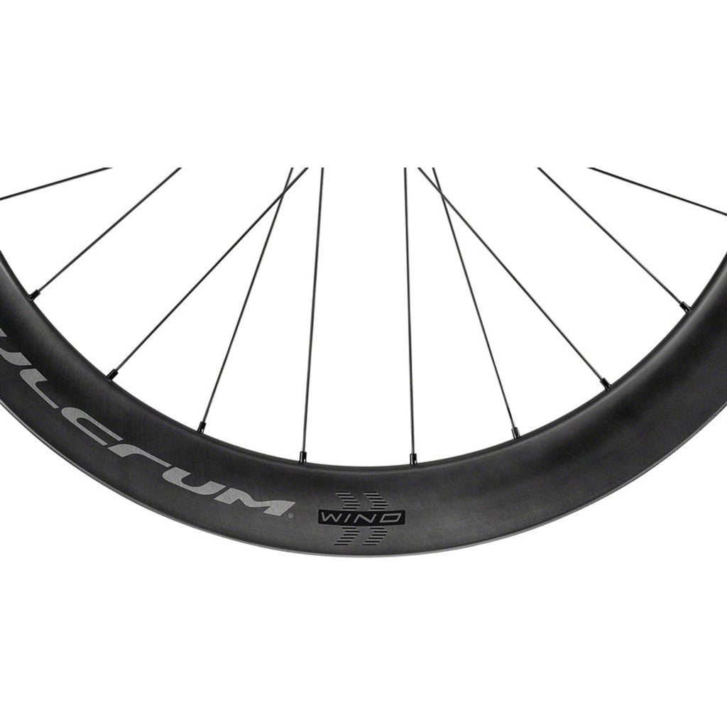 WIND 57 Front Wheel - 700, 12 x 100mm, Center-Lock, Black