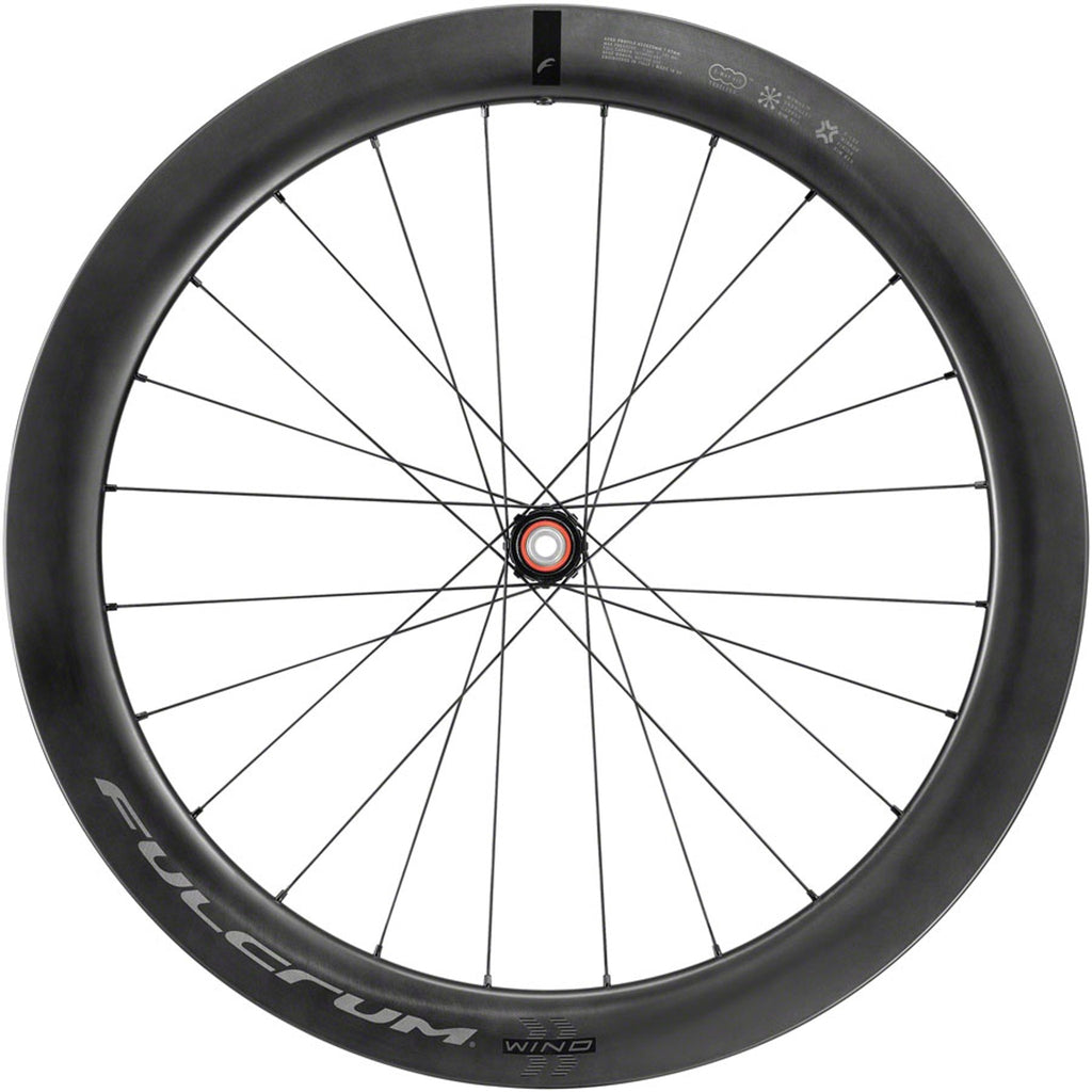 WIND 57 Front Wheel - 700, 12 x 100mm, Center-Lock, Black