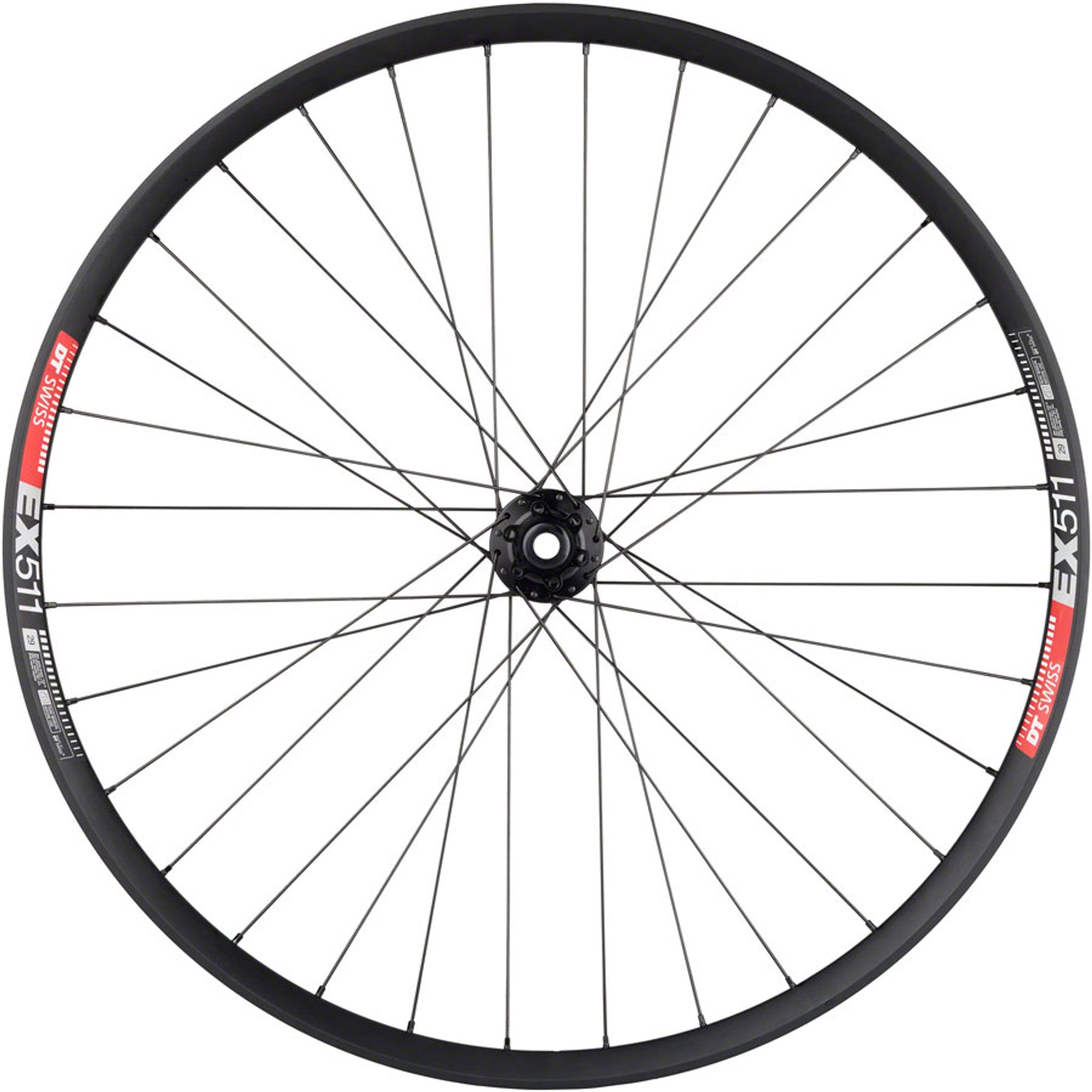 Industry Nine Hydra / DT Swiss EX511 Front Wheel - 29", 15 x 110mm, 6-Bolt, Black