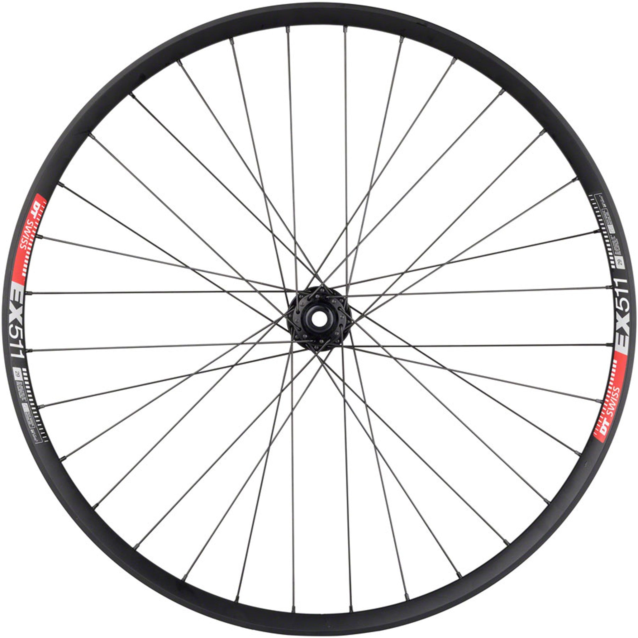 Industry Nine Hydra / DT Swiss EX511 Front Wheel - 29", 15 x 110mm, 6-Bolt, Black