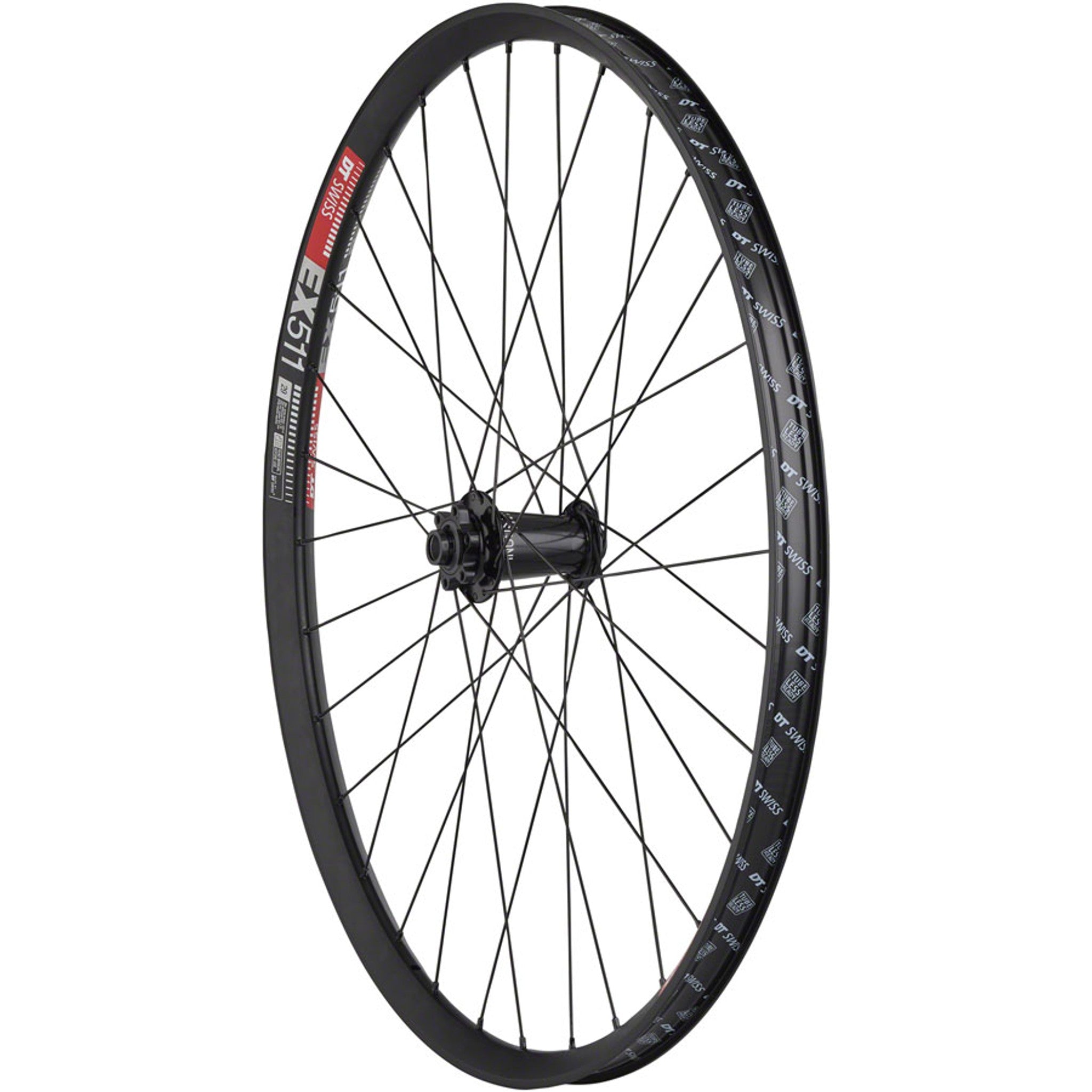 Industry Nine Hydra / DT Swiss EX511 Front Wheel - 29", 15 x 110mm, 6-Bolt, Black