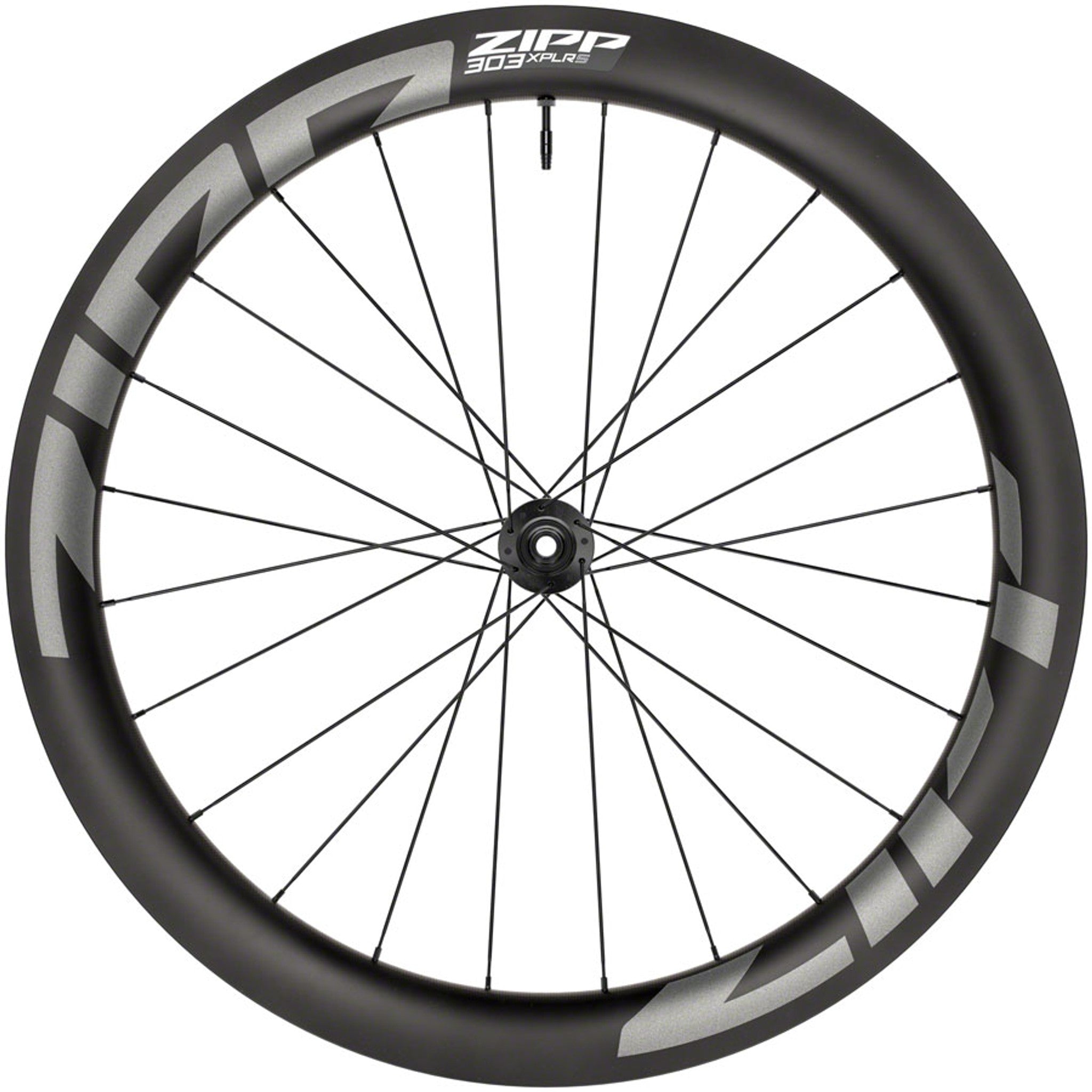 303 XPLR S Front Wheel - 700, 12 x 100mm, Center-Lock, Carbon, Black, 24H, A1