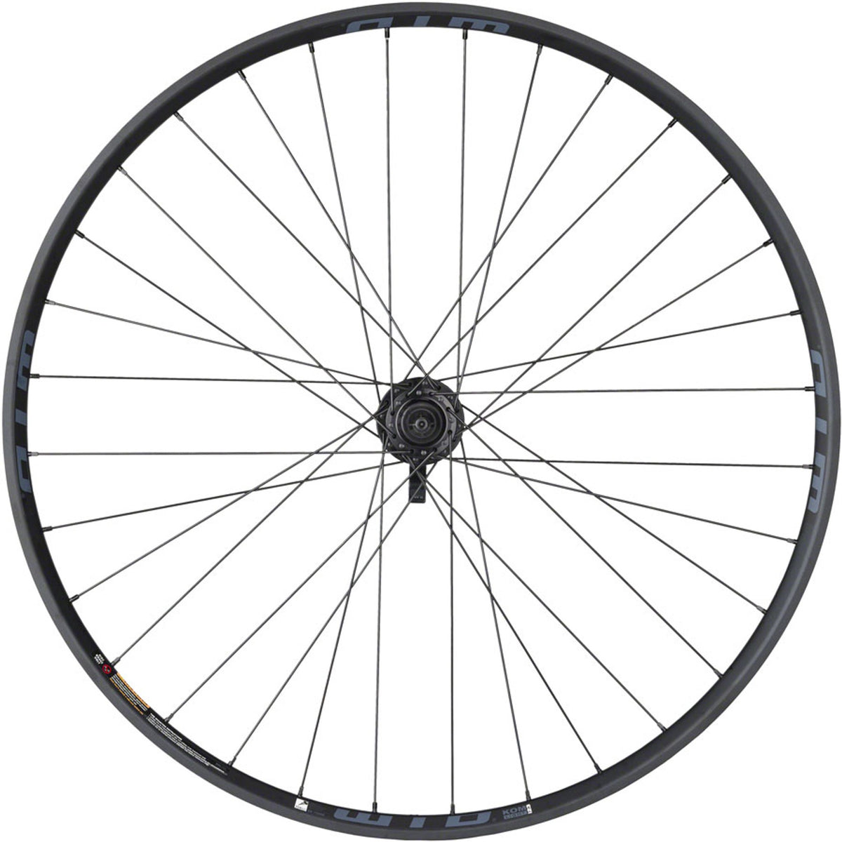 WTB ST i23 Front Wheel - Black - 23mm internal - Tubeless Ready Clincher