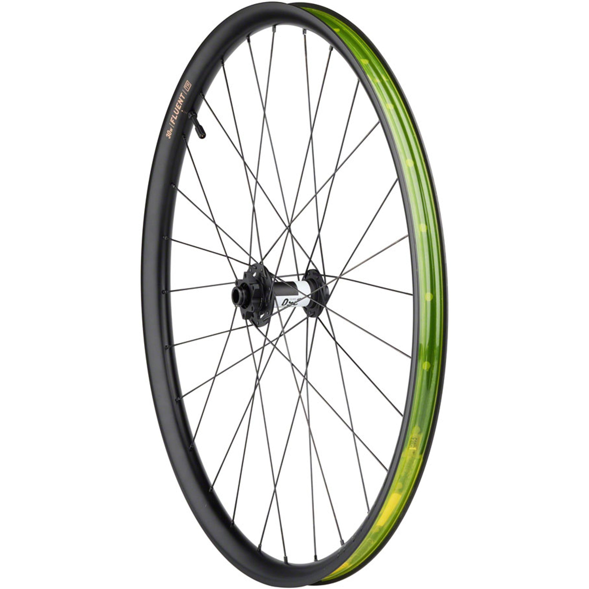 Fluent Mountain Front Wheel - 29", 15 x 110mm Boost, 6-Bolt, Carbon, DT350, 28H