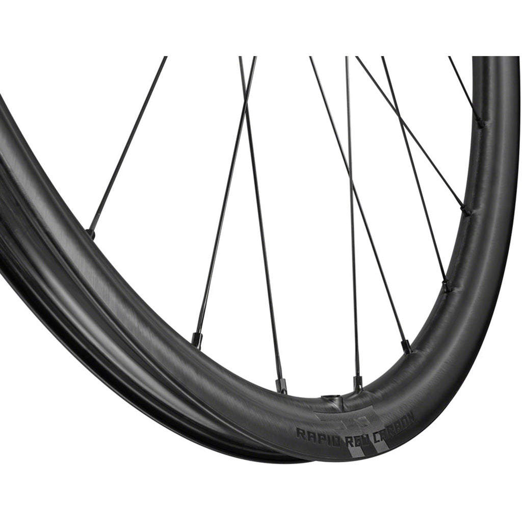 Rapid Red Carbon Rear Wheel