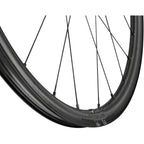 Rapid Red Carbon Rear Wheel