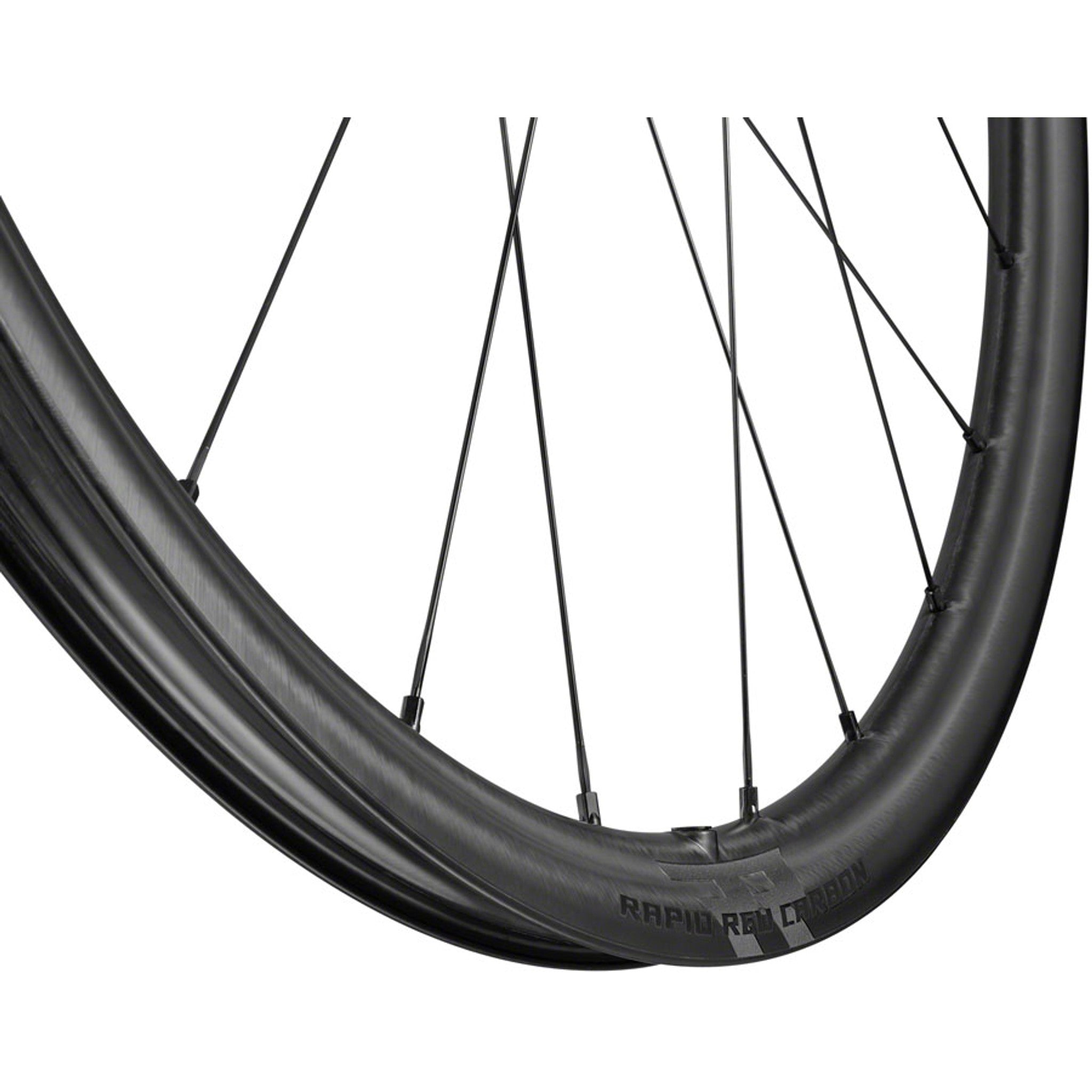 Rapid Red Carbon Rear Wheel