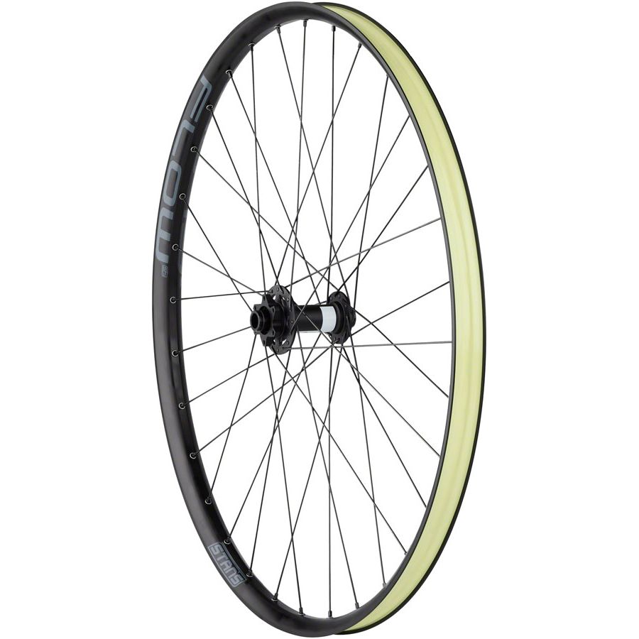 DT 350 / Stans Flow S2 Front Wheel - 29", 15 x 110mm, 6-Bolt, Black, 32H