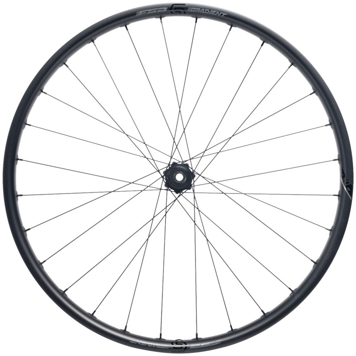 Gradient i30 Carbon Rear Wheel - 6-Bolt - 12 x 148mm - Black - 12mm Thru x 148mm - 6-Bolt Disc - 30mm internal - Tubeless Ready