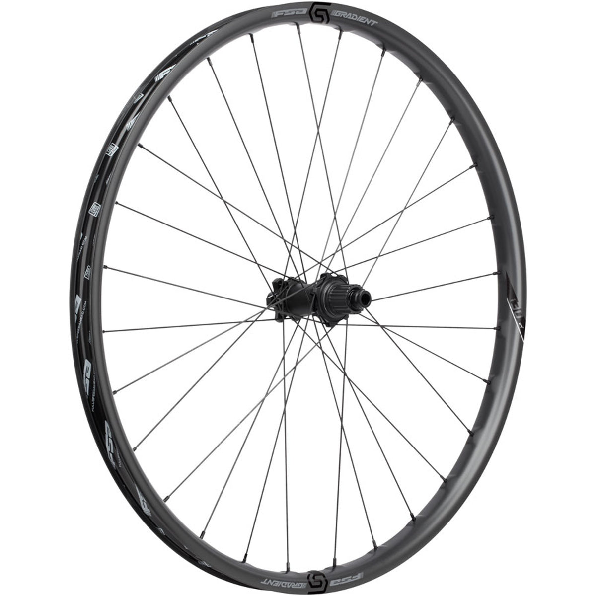 Gradient i30 Carbon Rear Wheel - 6-Bolt - 12 x 148mm - Black - 12mm Thru x 148mm - 6-Bolt Disc - 30mm internal - Tubeless Ready