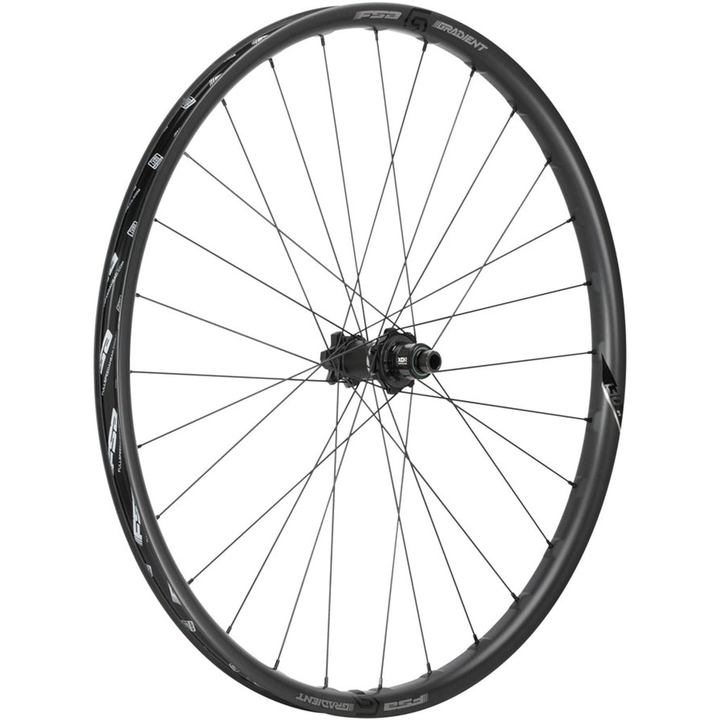 Gradient i30 Carbon Rear Wheel - 6-Bolt - 12 x 148mm - Black - 12mm Thru x 148mm - 6-Bolt Disc - 30mm internal - Tubeless Ready