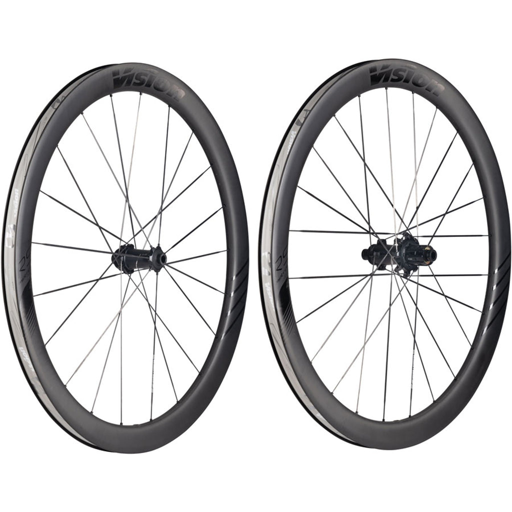 Metron RS 45 Wheelset - 700 - 12 x 100mm/12 x 142mm - Center-Lock - Carbon - Black - 12mm Thru x 142mm - Center-Lock Disc - 23mm internal - Tubeless Ready Clincher