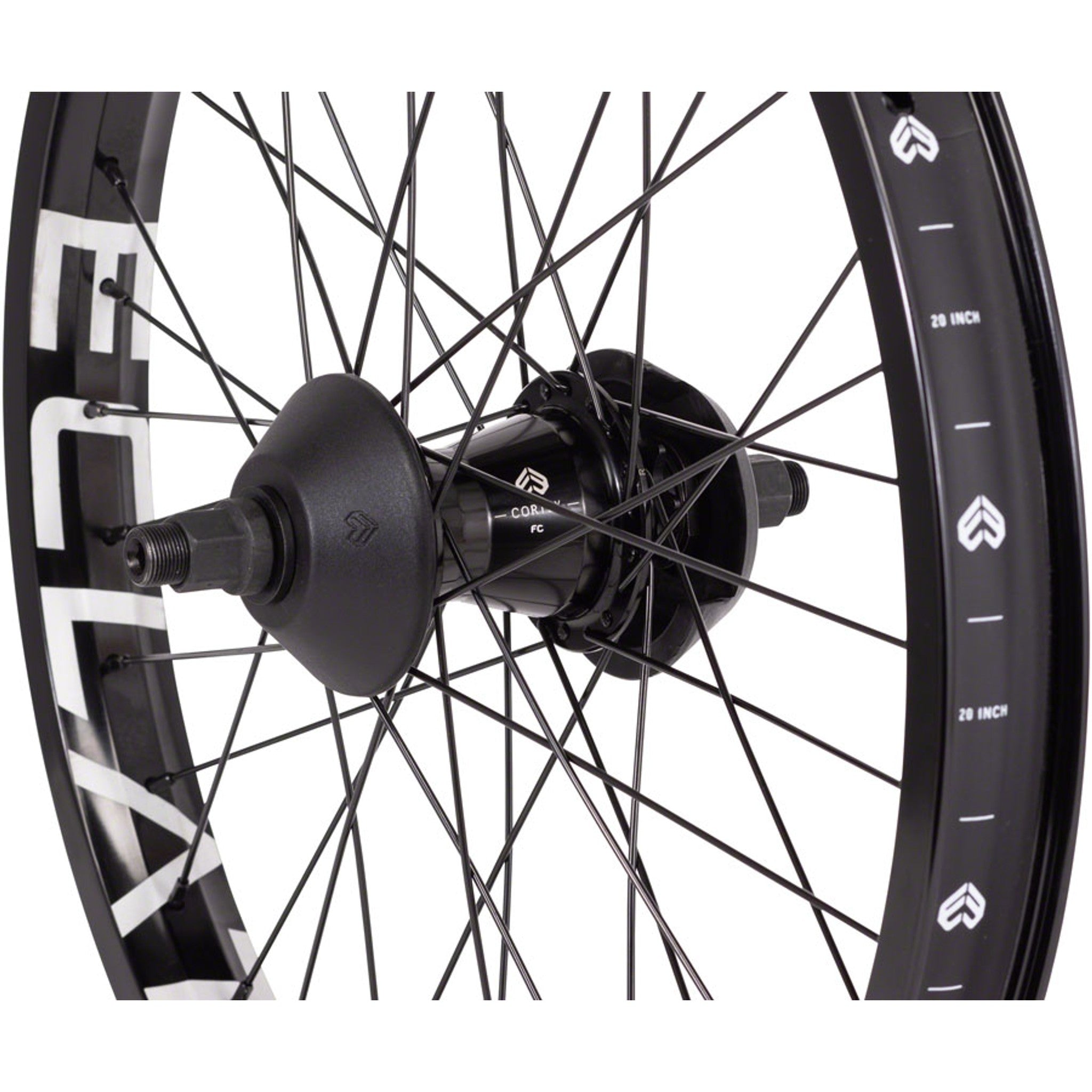 Eclat Bondi Rear Wheel - 20", 14 x 110mm, Rim Brake, Freecoaster, Black, Clincher, Cortex
