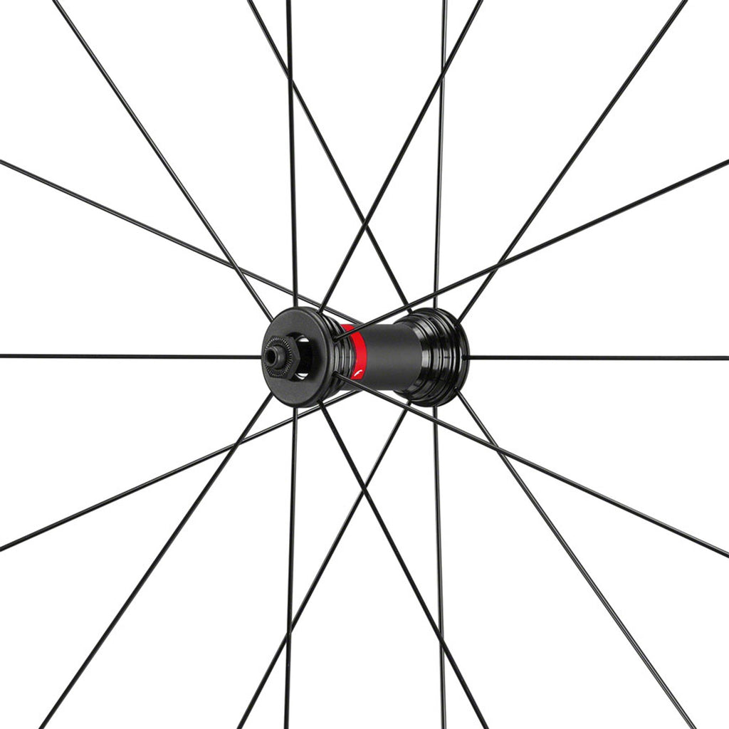 Racing 6 Wheelset - 700, QR x 100/130mm, Rim Brake, HG 11, Black, Clincher
