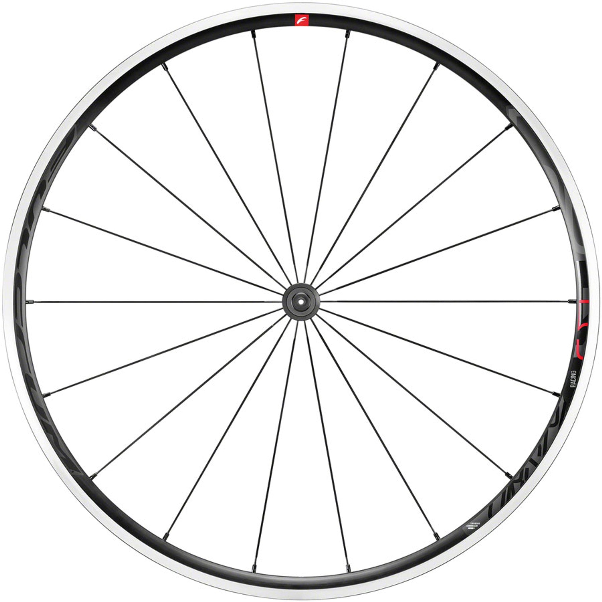 Racing 5 Wheelset - 700, QR x 100/130mm, Rim Brake, HG 11, Black, Clincher
