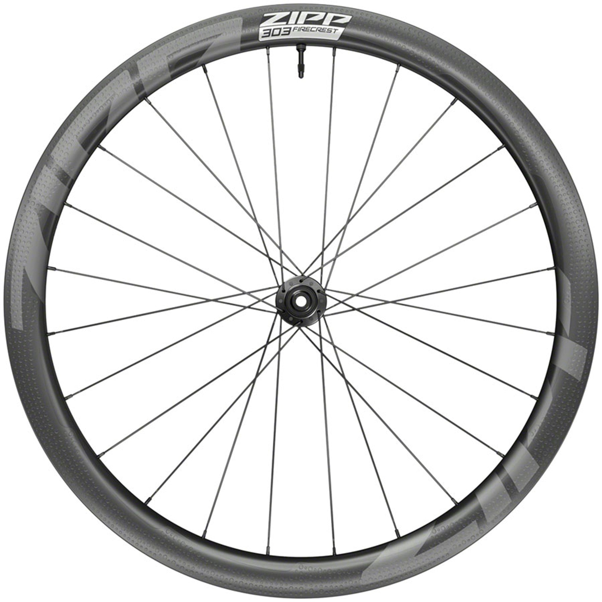 303 Firecrest Front Wheel - 700, 12 X 100mm, Center-Lock, Tubeless, Black, A1