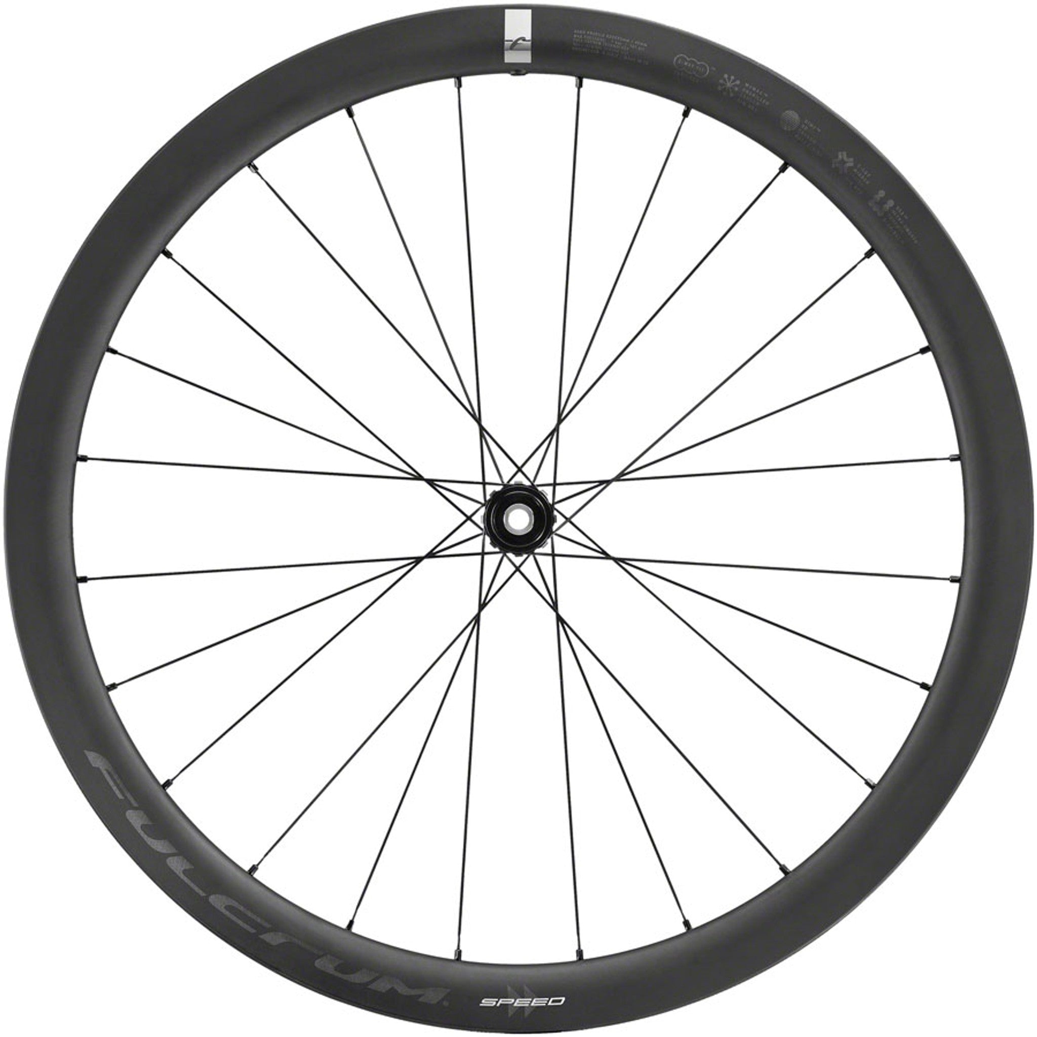 Speed 42 Front Wheel - 700, 12 x 100mm, CenterLock, Black