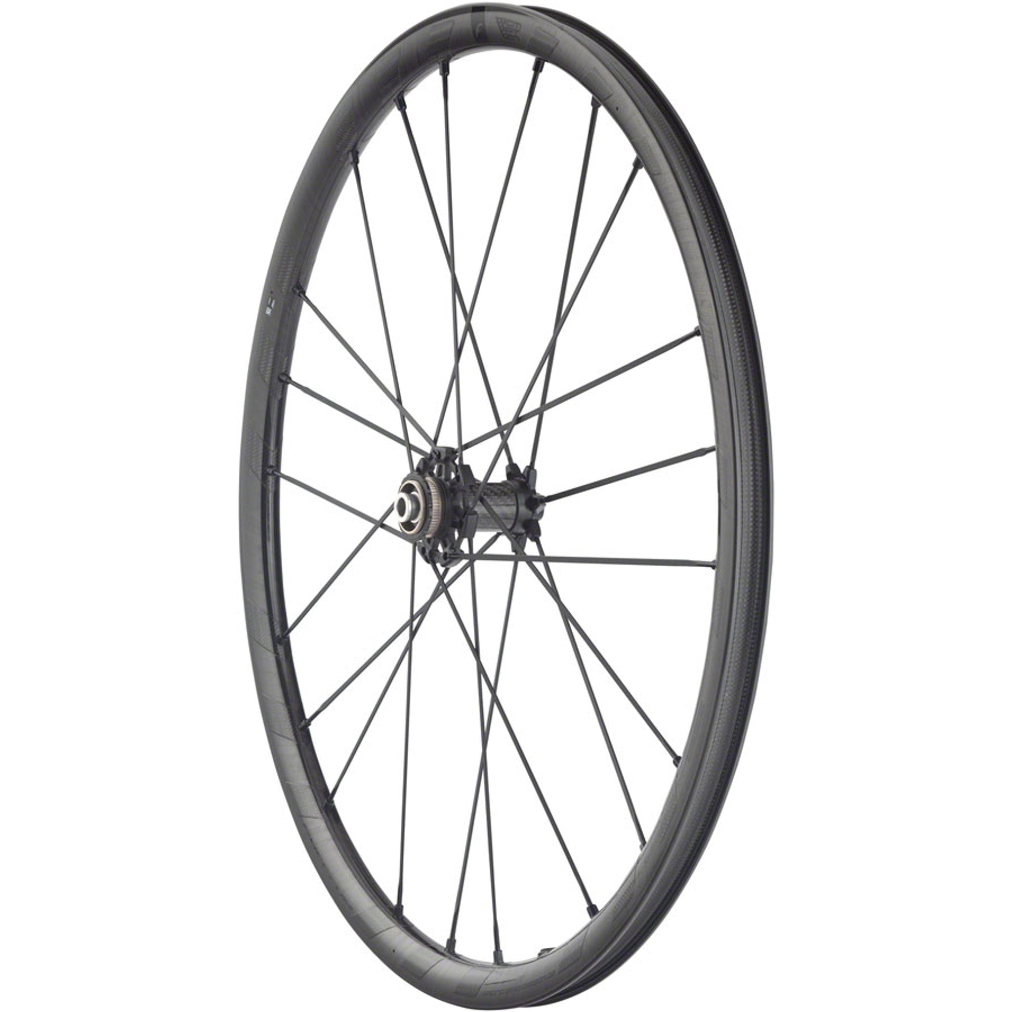 Racing Zero Carbon CMPTZN DB Front Wheel - 700, 12 x 100mm, Center-Lock, Black