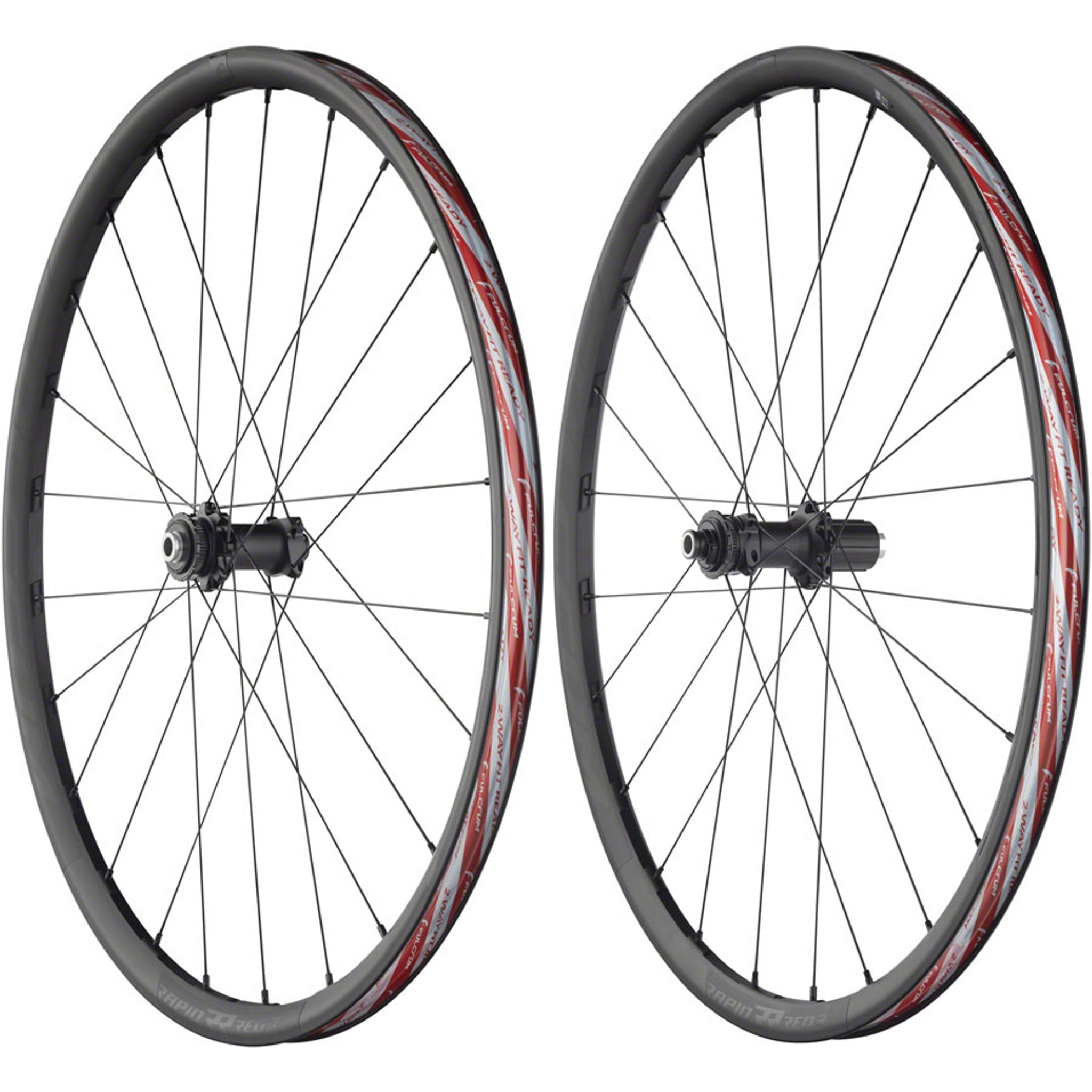 Rapid Red 3 DB Wheelset - 650, 12 x 100mm/12 x 142mm, Center-Lock, N3W, Black