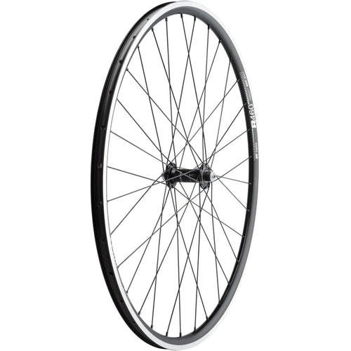 105/R460 Front Wheel - 700, QR x 100mm, Rim Brake, Black, Clincher, 32H