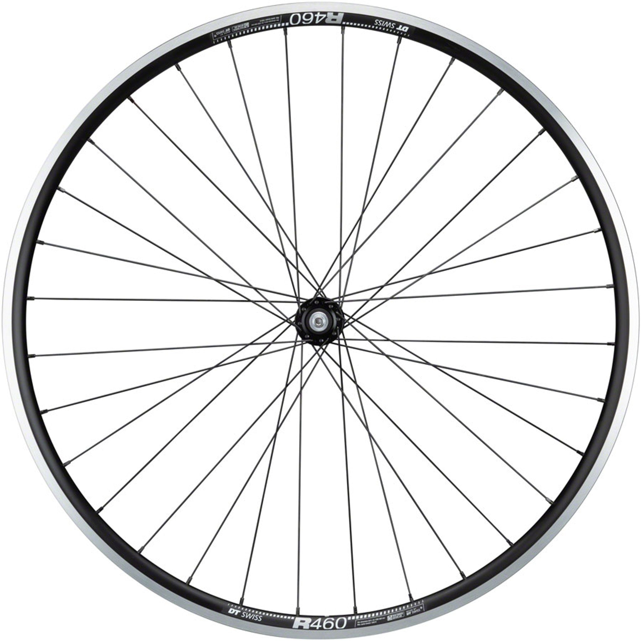 105/R460 Front Wheel - 700, QR x 100mm, Rim Brake, Black, Clincher, 32H