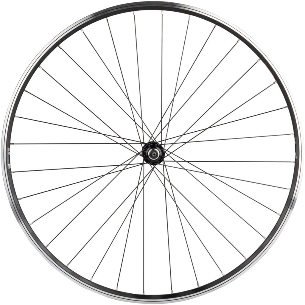 WTB Dual Duty i19 TCS Front Wheel - 700, QR x 100mm, Rim Brake, Black, Clincher, 32H
