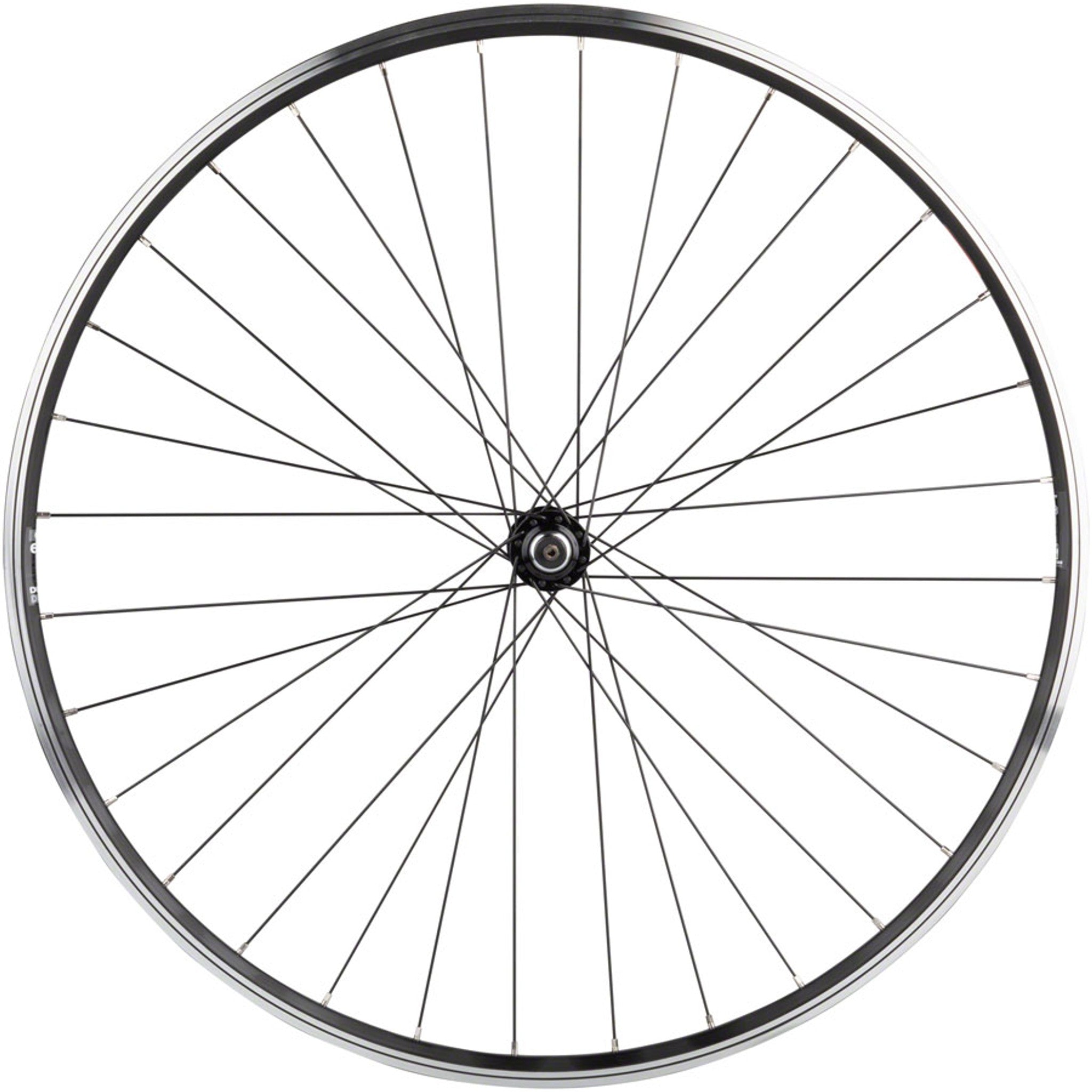 WTB Dual Duty i19 TCS Front Wheel - 700, QR x 100mm, Rim Brake, Black, Clincher, 32H
