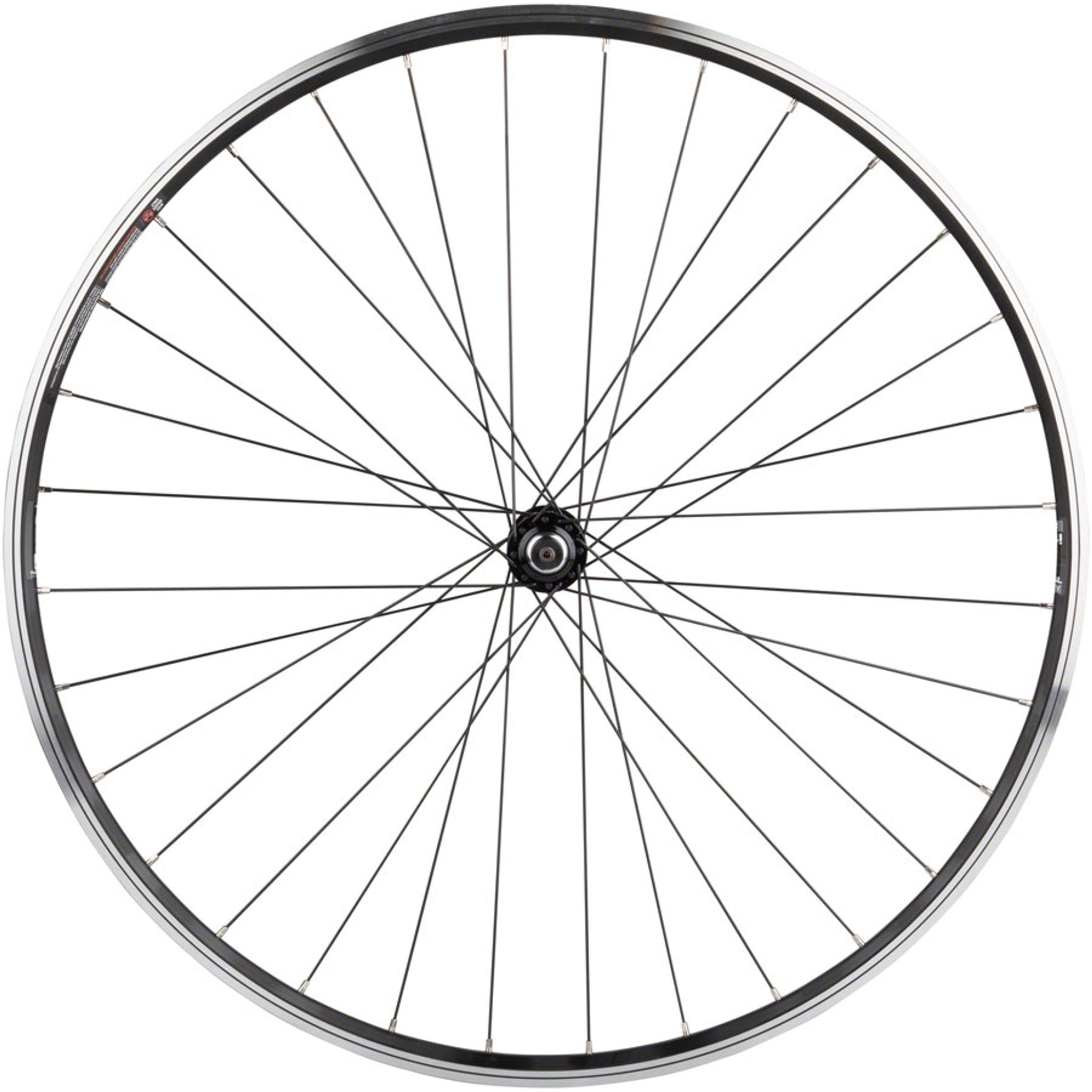 WTB Dual Duty i19 TCS Front Wheel - 700, QR x 100mm, Rim Brake, Black, Clincher, 32H