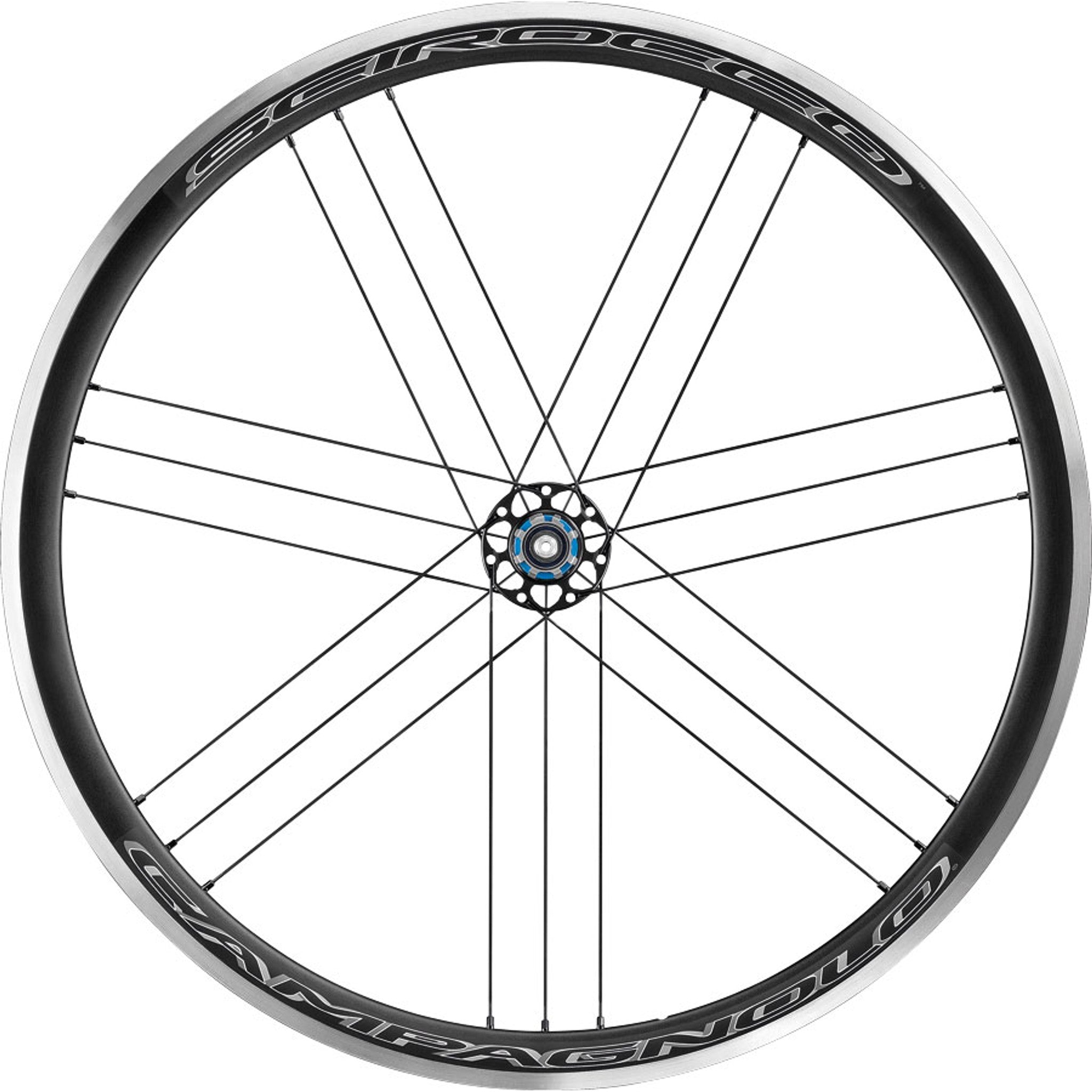 Campagnolo Scirocco Wheelset - 700, QR x 100/130mm, Black, Clincher