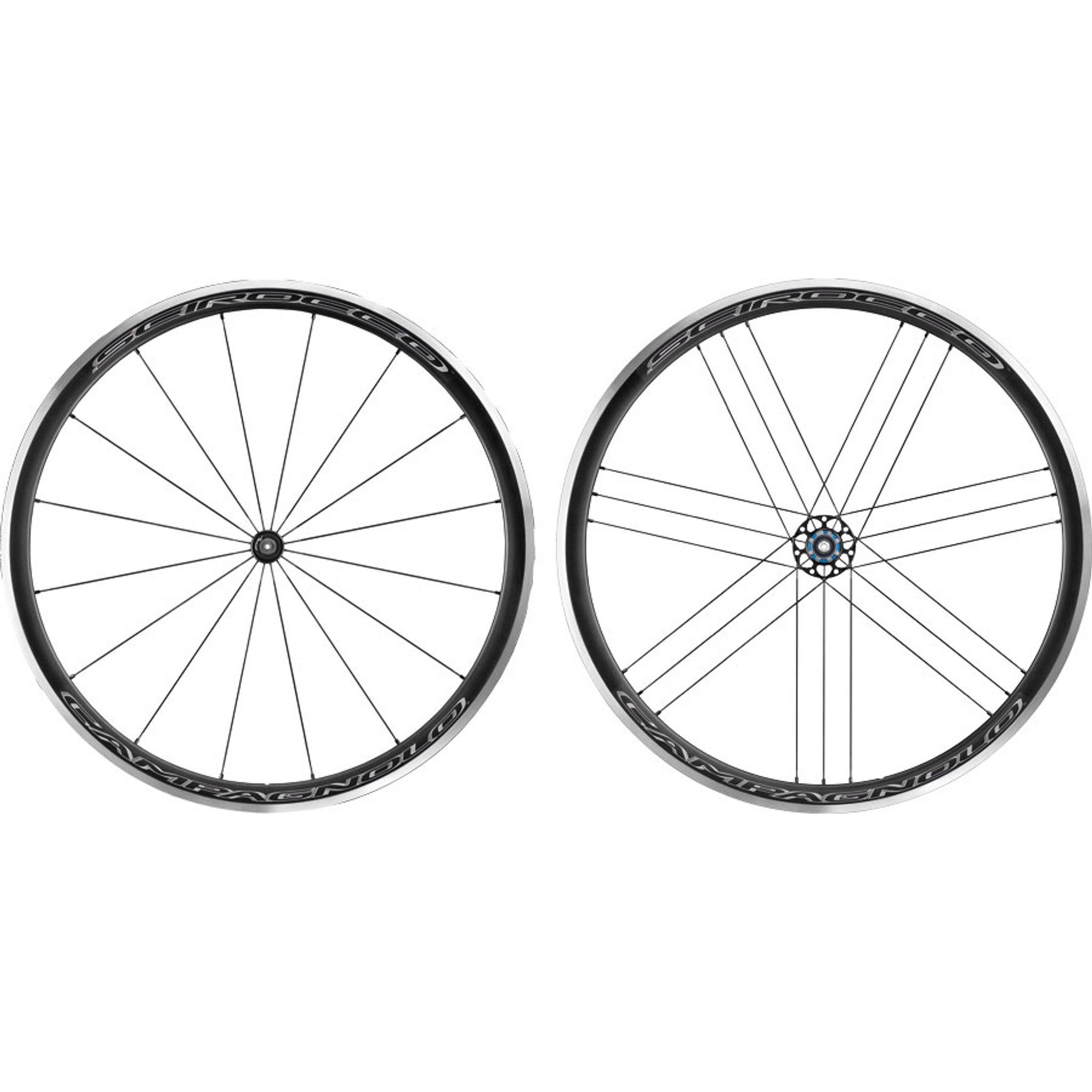 Campagnolo Scirocco Wheelset - 700, QR x 100/130mm, Black, Clincher