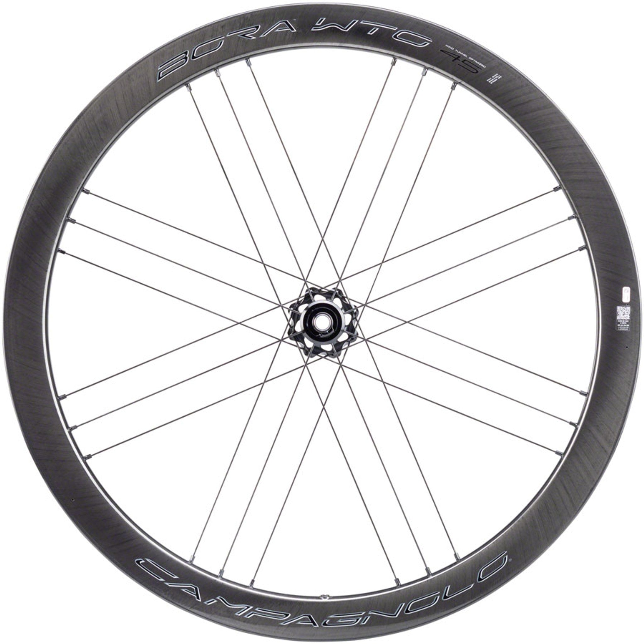 BORA WTO 45 Front Wheel - 700, 12 x 100mm, Center-Lock, 2-Way Fit, Dark Label
