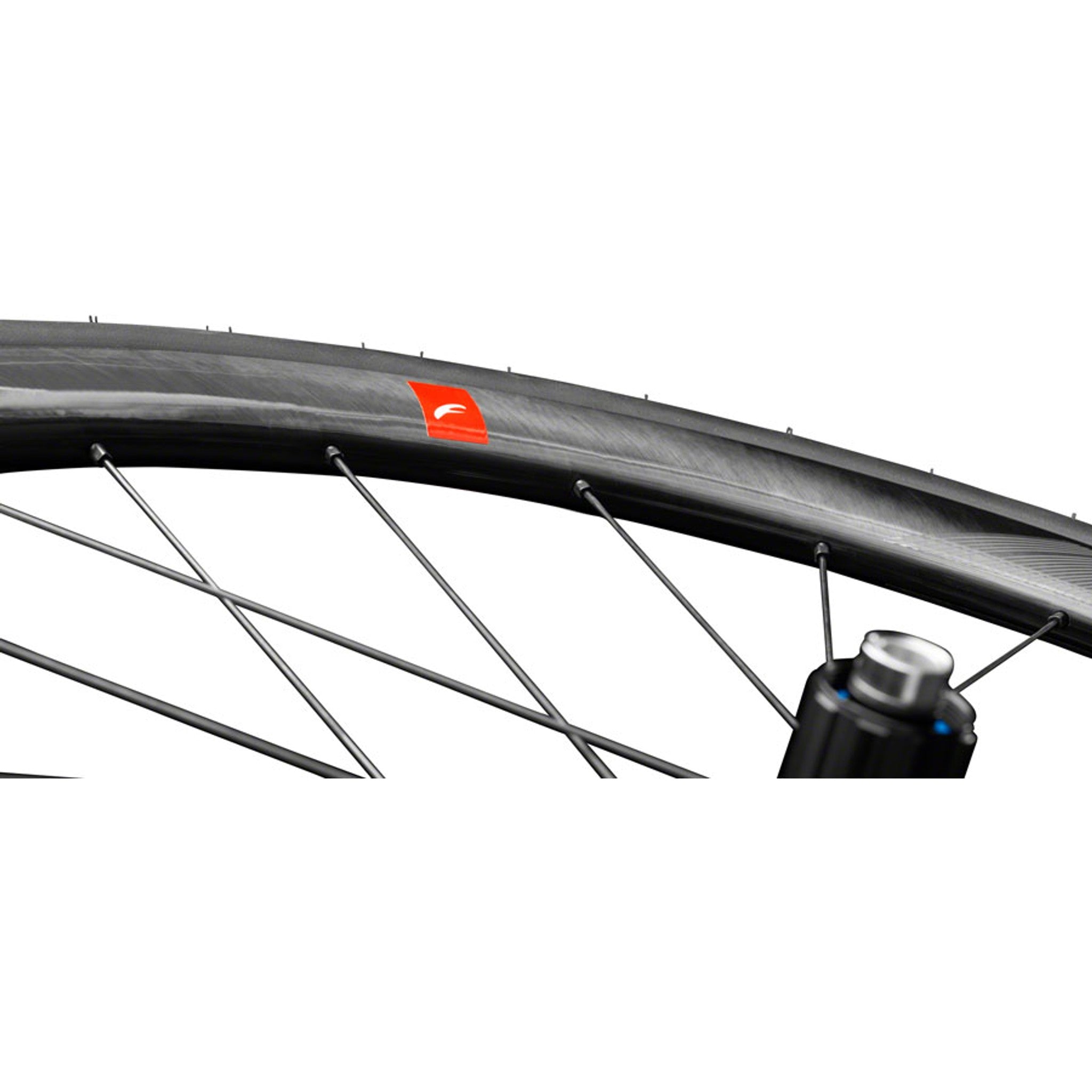 WIND 55 DB Front Wheel - 700, 12 x 100mm, Center-Lock, 2-Way Fit, Black