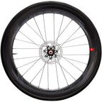 WIND 55 DB Front Wheel - 700, 12 x 100mm, Center-Lock, 2-Way Fit, Black