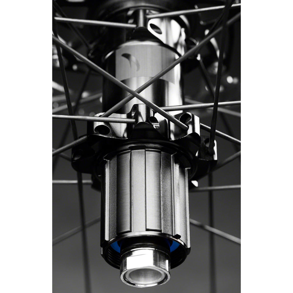 WIND 55 DB Rear Wheel - 700, 12 x 142mm, Center-Lock, HG 11, Black, 2-Way Fit