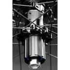 WIND 55 DB Rear Wheel - 700, 12 x 142mm, Center-Lock, HG 11, Black, 2-Way Fit