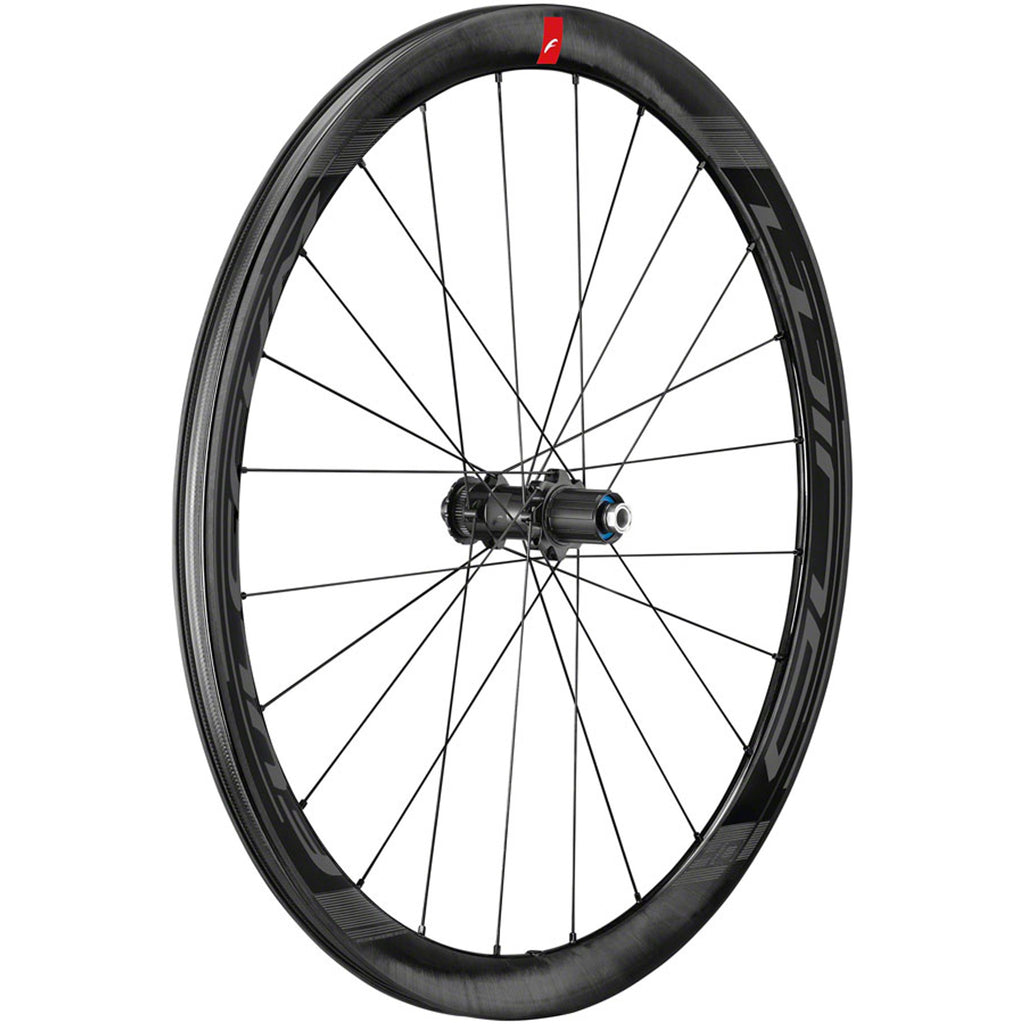 WIND 40 DB Rear Wheel - 700, 12 x 142mm, Center-Lock, HG 11, Black, 2-Way Fit