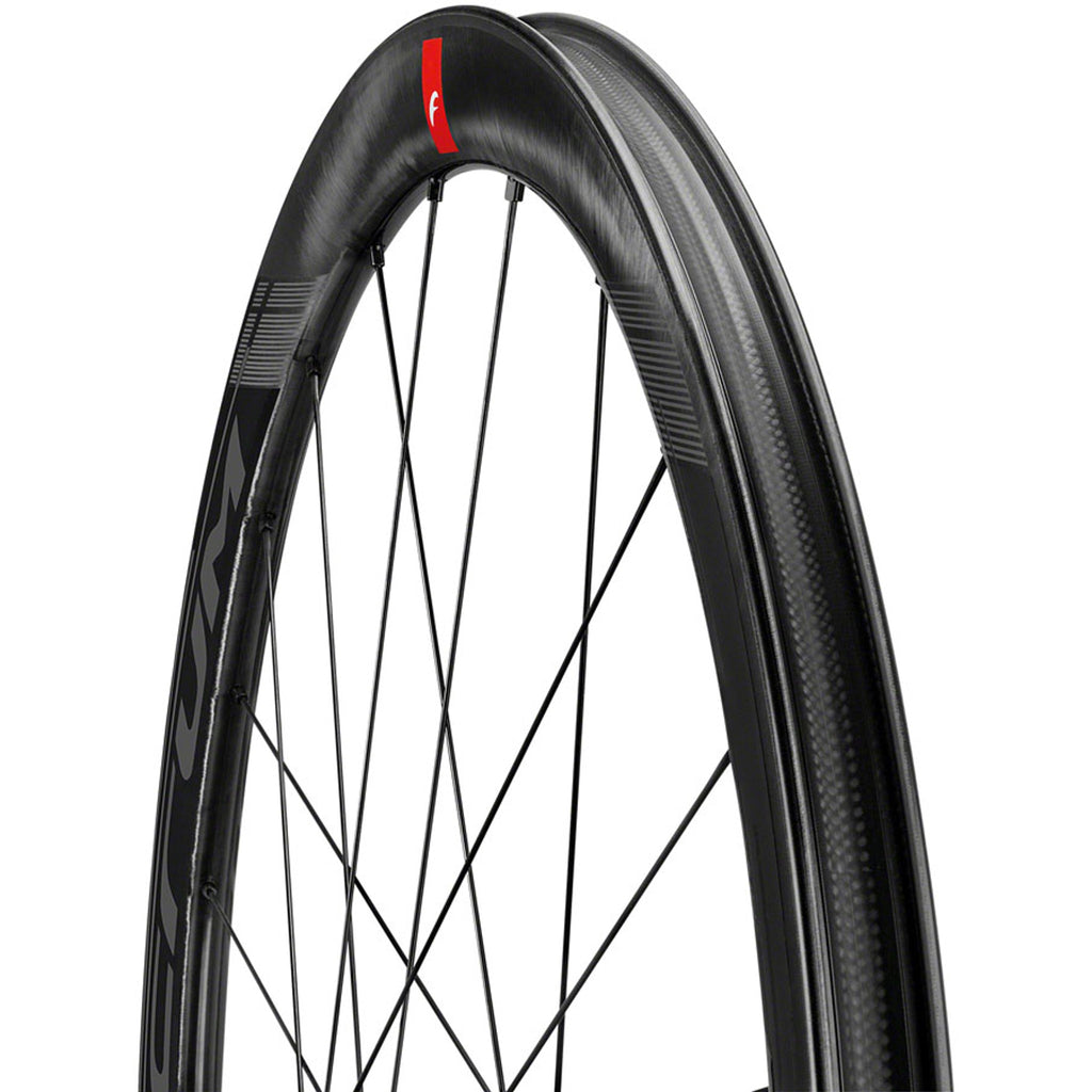 WIND 40 DB Rear Wheel - 700, 12 x 142mm, Center-Lock, HG 11, Black, 2-Way Fit